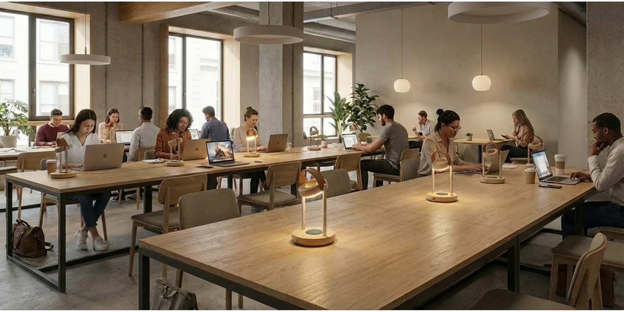 Candela in library interior