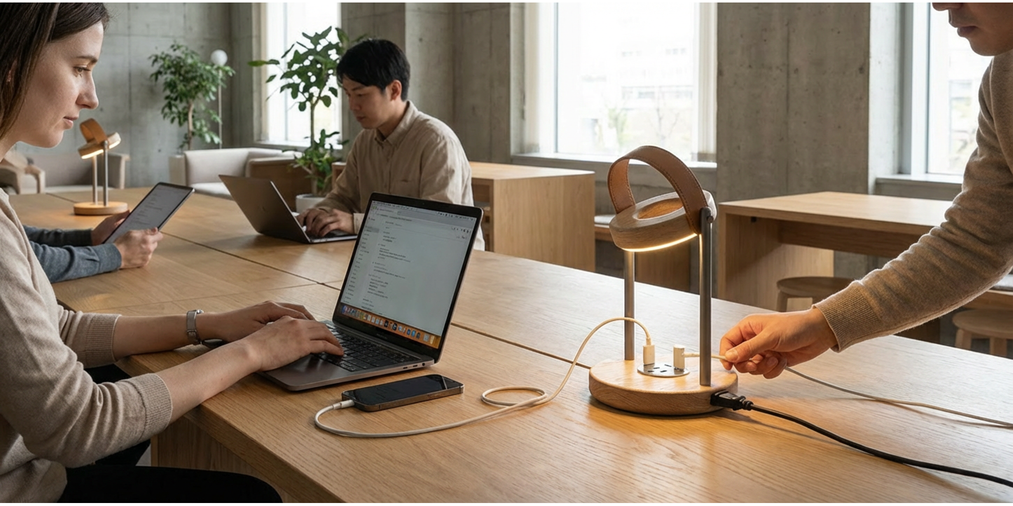 Candela in coworking space