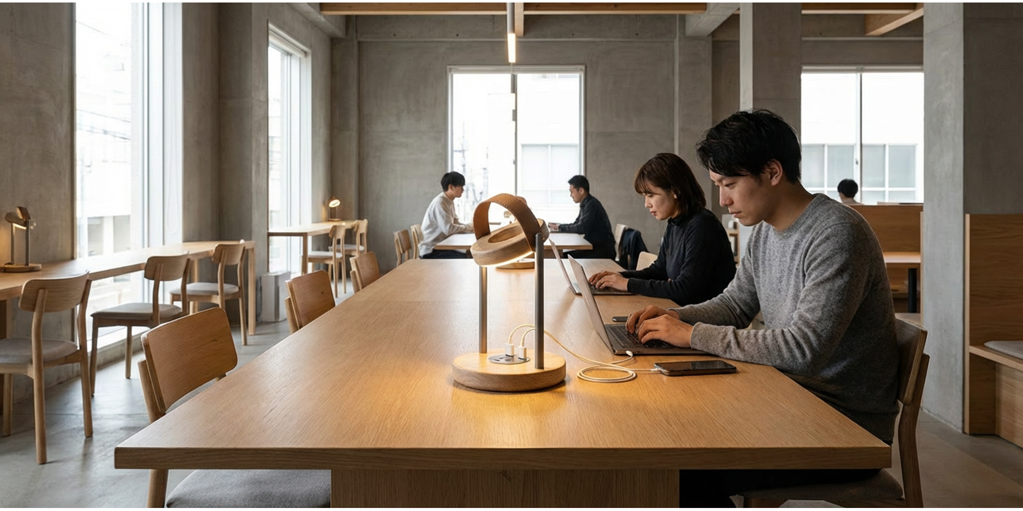 Candela coworking render detail