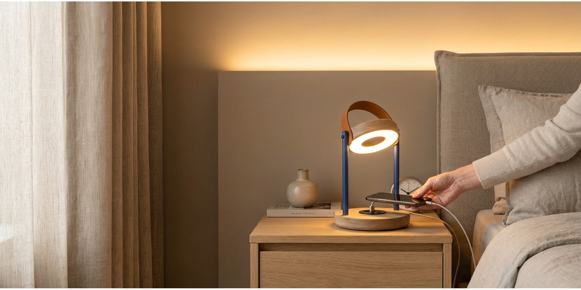 Candela table lamp render 1