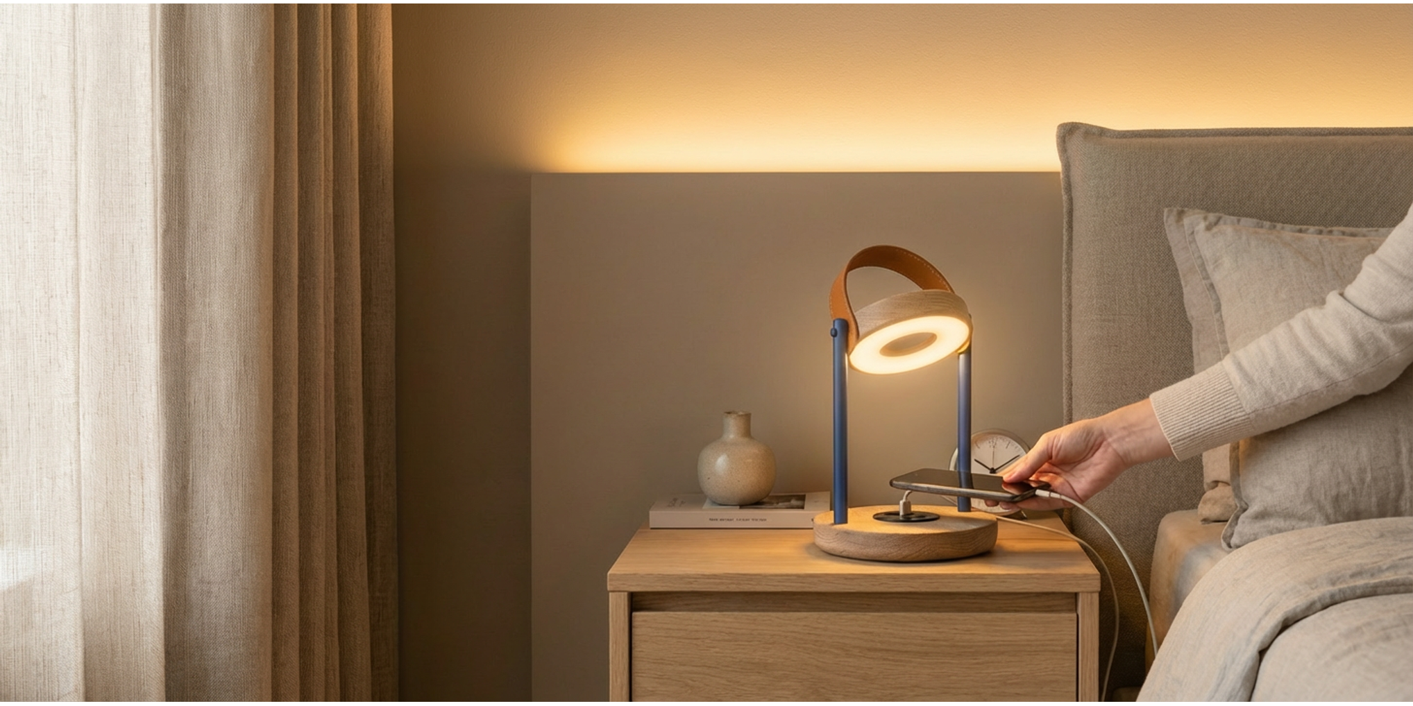 Candela table lamp render 2