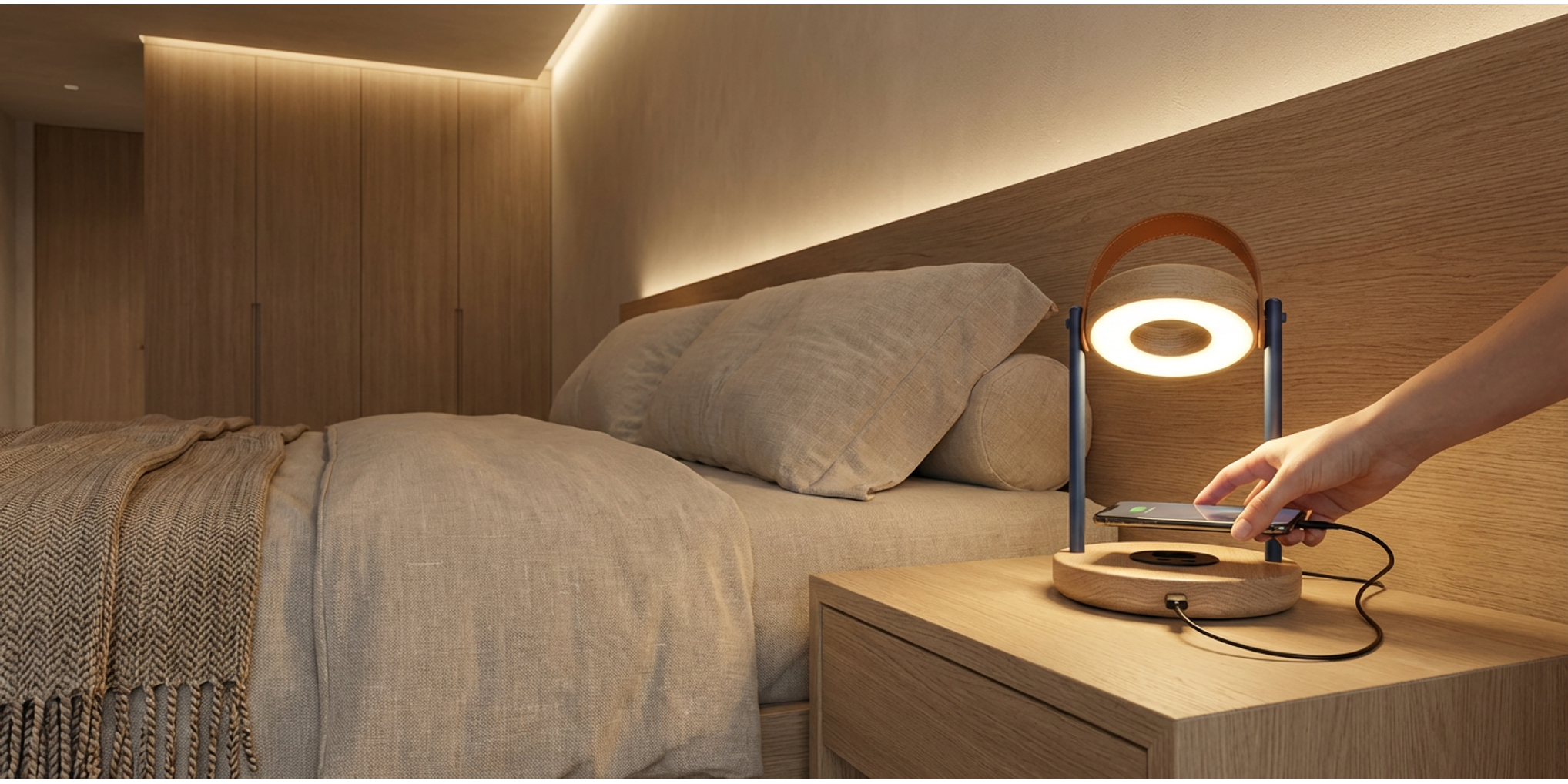 Candela table lamp render 3