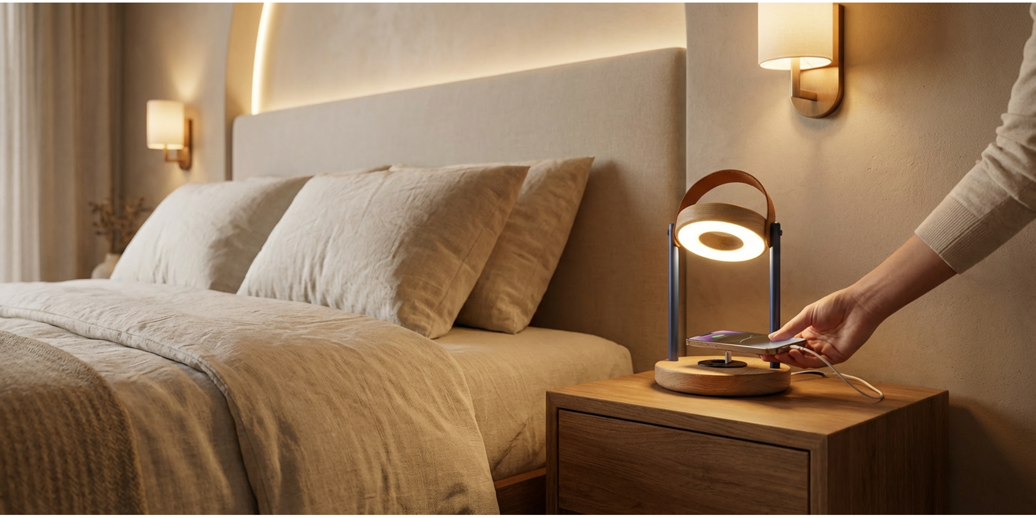 Candela table lamp render 4
