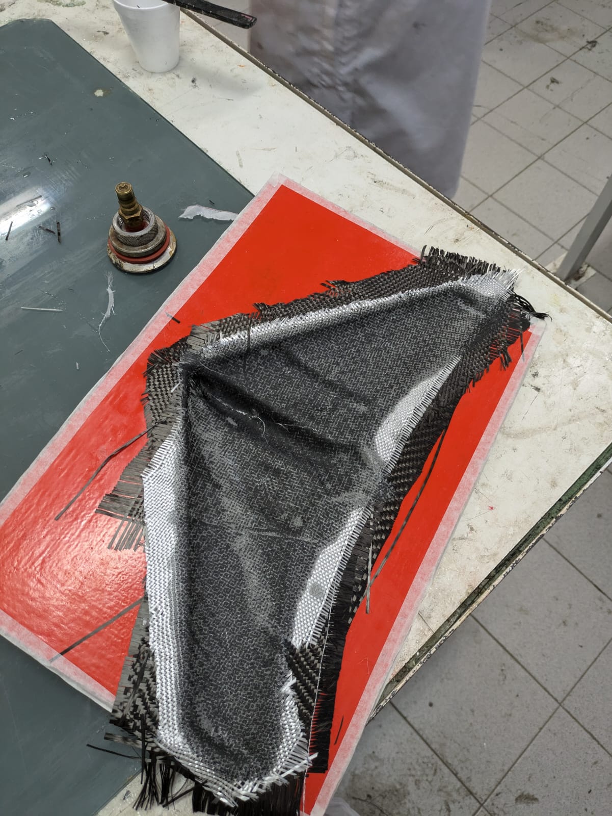 Composite materials process step