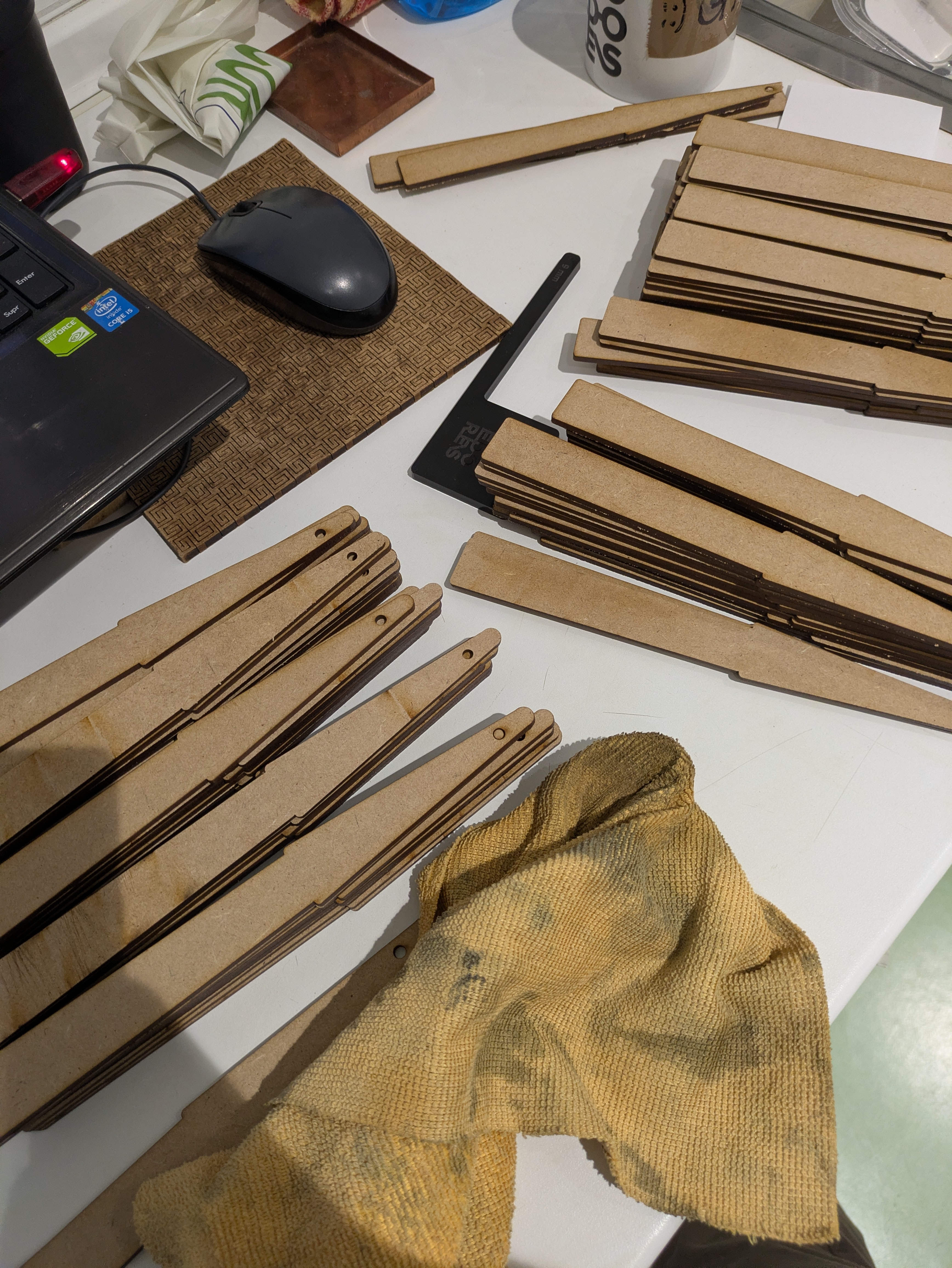 Laser cutting process 4